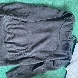 Dark grey hoodie